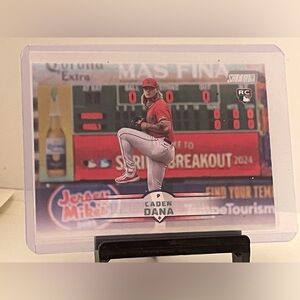 Caden Dana 2024-25 Topps Stadium baseball rookie card